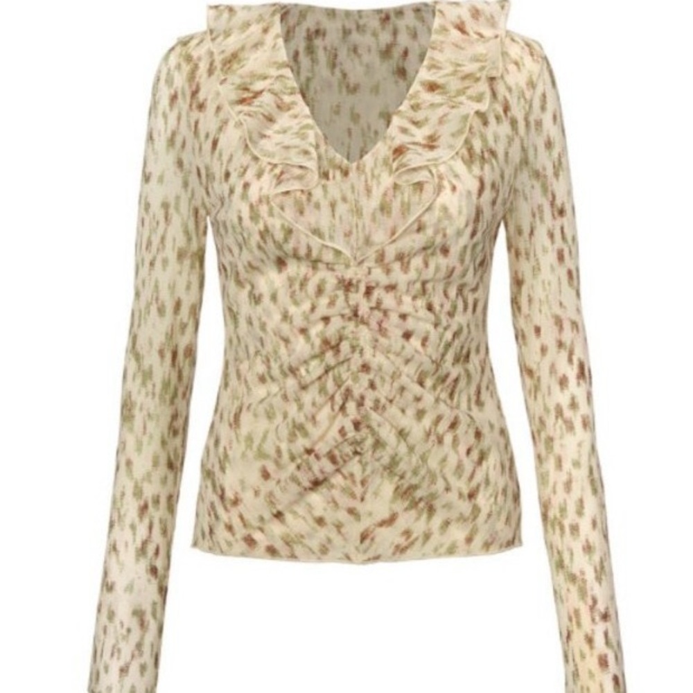 Cabi Dapple Top Blouse Size Small